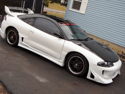 Bay Speed Aero Blitz Style Side Skirts - Eclipse 95-99