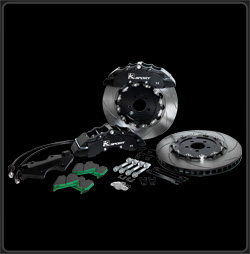 KSport Mitsubishi Eclipse 1989-1994 Front 15" / 380mm SuperComp 8 Piston Big Brake Kit FWD