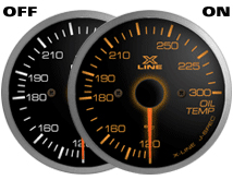 STRI X-Line Black Oil Temp (Elec) 60mm